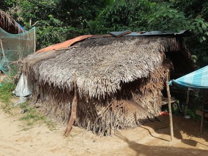 Hus ved Orang Asli landsbyen