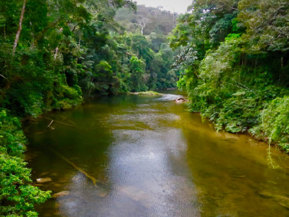 Jeram Panjang-floden ved Rompin