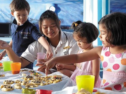 "Kids Club" bageaktivitet, Shangri-La Tanjung Aru Resort