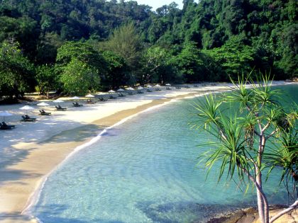 Strand ved Pangkor Laut Island Resort