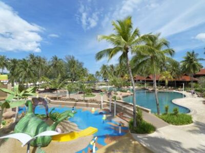 Poolområde Pelangi Beach Resort