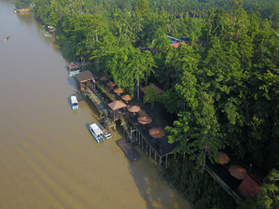 Oversigt Kinabatangan Riverside Lodge