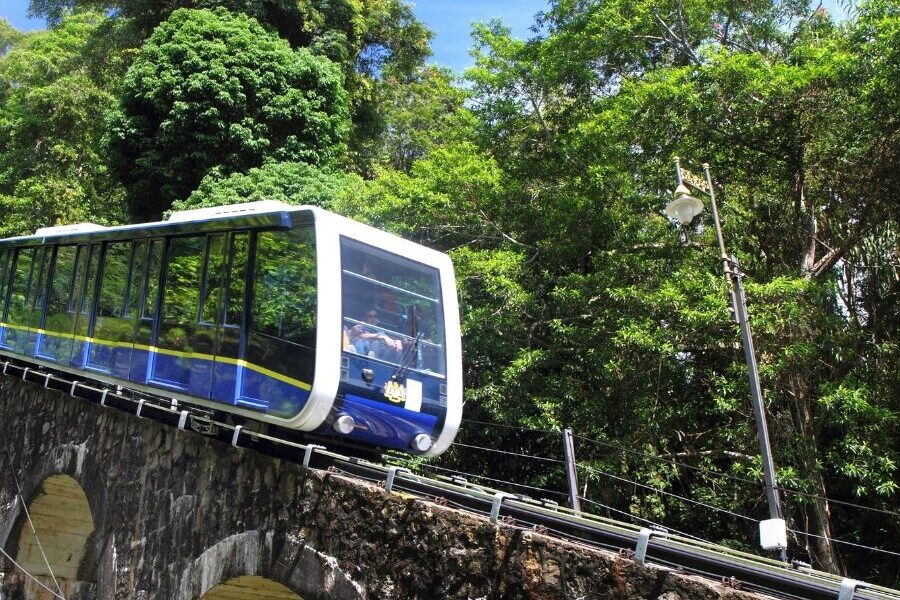 Penang Hill Funicular Railroad