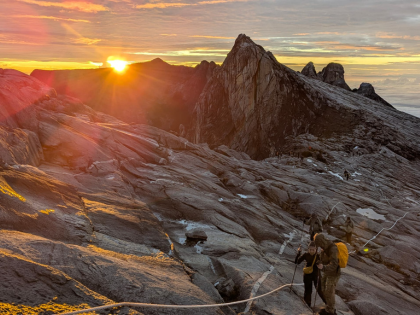 Mount Kinabalu i Sabah på Borneo